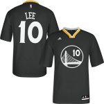 Maillot Manche Courte Warriors Lee 10 Noir