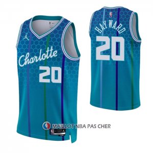 Maillot Charlotte Hornets Gordon Hayward NO 20 Ville 2021-22 Bleu