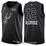 Maillot All Star 2018 San Antonio Spurs Lamarcus Aldridge 12 Noir