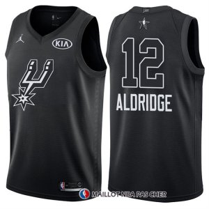 Maillot All Star 2018 San Antonio Spurs Lamarcus Aldridge 12 Noir