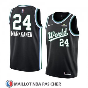 Maillot 2019 Rising Star Lauri Markkanen World Noir