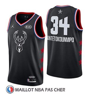 Maillot All Star 2019 Milwaukee Bucks Giannis Antetokounmpo Noir
