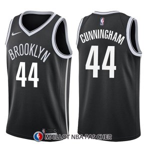 Maillot Brooklyn Nets Dante Cunningham Icon 44 2017-18 Noir