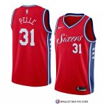 Maillot Philadelphia 76ers Norvel Pelle Statement 2017-18 Rouge