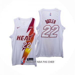 Maillot Miami Heat Jimmy Butler Fashion Royalty Blanc