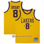 Maillot Los Angeles Lakers Kobe Bryant NO 8 Mitchell & Ness 1957 Jaune