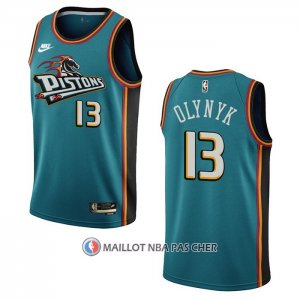 Maillot Detroit Pistons Kelly Olynyk NO 13 Classic 2022-23 Vert