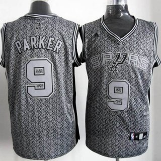 Maillot Parker San Antonio Spurs #9 Static Fashion