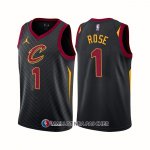 Maillot Cleveland Cavaliers Derrick Rose NO 1 Statement 2020-21 Noir