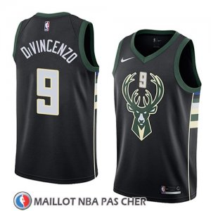 Maillot Milwaukee Bucks Donte Divincenzo Statement 2018 Noir