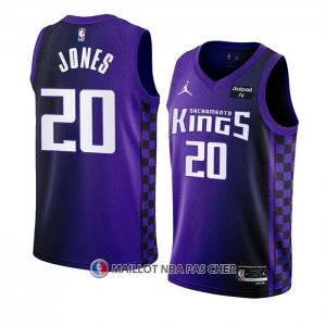 Maillot Sacramento Kings Colby Jones NO 20 Statement 2023-24 Volet