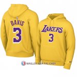 Veste a Capuche Los Angeles Lakers Anthony Davis Jaune