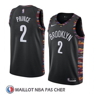 Maillot Brooklyn Nets Taurean Prince Ville 2019 Noir