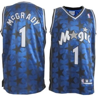 Maillot Retro Magic McGrady Star 1 Bleu