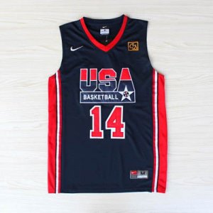Maillot de Barkley USA NBA 1992 Bleu