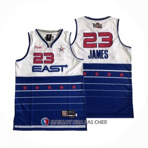 Maillot All Star 2006 LeBron James NO 23 Bleu Blanc