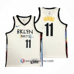 Maillot Brooklyn Nets Kyrie Irving NO 11 Ville 2020-21 Blanc