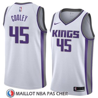 Maillot Sacramento Kings Jack Cooley No 45 Association 2018 Blanc