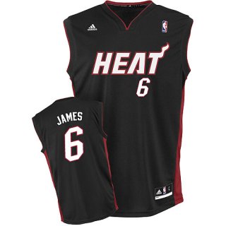 Maillot Noir James Miami Heat Revolution 30