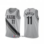 Maillot Portland Trail Blazers Enes Kanter Earned 2020-21 Gris