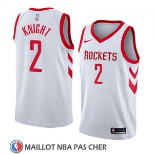 Maillot Houston Rockets Brandon Knight No 2 Association 2018 Blanc