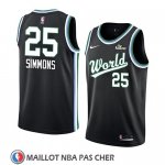 Maillot 2019 Rising Star Ben Simmons World Noir