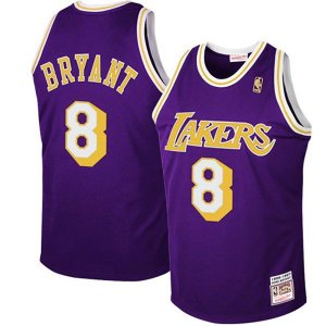 Maillot Retro Lakers Bryant 8 Pourpre