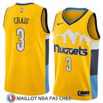 Maillot Denver Nuggets Torrey Craig No 3 Statement 2018 Jaune