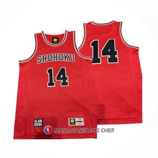 Maillot Shohoku Mitsui NO 14 Rouge