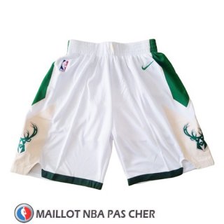 Short Milwaukee Bucks 2019 Blanc