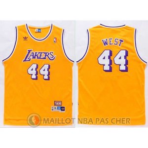 Maillot NBA West Retro Los Angeles Lakers Jaune