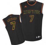 Maillot Camuoflage Mode Knicks Anthony 7 Noir