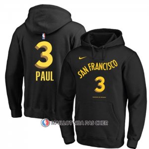 Veste a Capuche Golden State Warriors Chris Paul Ville 2023-24 Noir