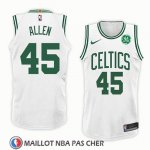 Maillot Boston Celtics Kadeem Allen No 45 Association 2018 Blanc