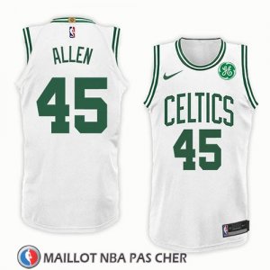 Maillot Boston Celtics Kadeem Allen No 45 Association 2018 Blanc