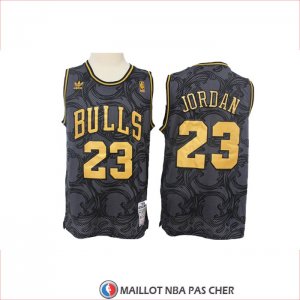 Maillot Chicago Bulls Michael Jordan Hardwood Classics Noir