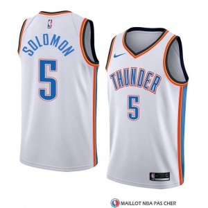 Maillot Oklahoma City Thunderr Richard Solomon Association 2018 Blanc