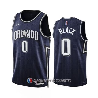 Maillot Orlando Magic Anthony Black NO 0 Ville 2023-24 Bleu