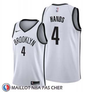 Maillot Brooklyn Nets Jaylen Hands Association 2019-20 Blanc