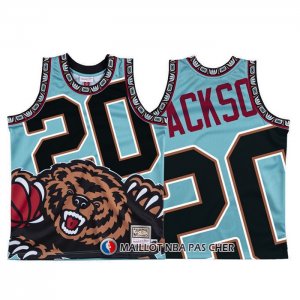Maillot Memphis Grizzlies Josh Jackson Mitchell & Ness Big Face Vert