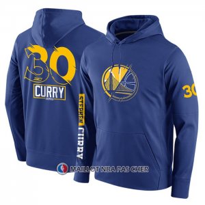 Veste a Capuche Golden State Warriors Stephen Curry Bleu2