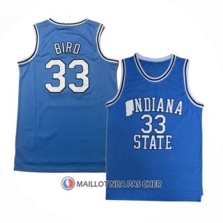 Maillot Boston Celtics Larry Bird NO 33 Retro Bleu