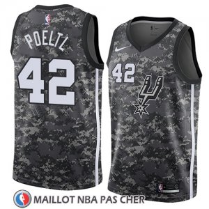 Maillot San Antonio Spurs Jakob Poeltl Ciudad 2018 Gris