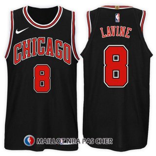 Maillot Chicago Bulls Zach Lavine Statement 2017-18 8 Noir