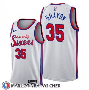 Maillot Philadelphia 76ers Marial Shayok Classic 2019-20 Blanc