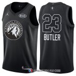 Maillot All Star 2018 Minnesota Timberwolves Jimmy Butler 23 Noir