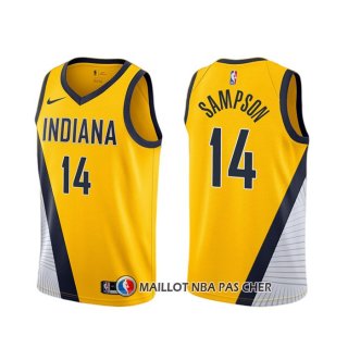 Maillot Indiana Pacers Jakarr Sampson Statement 2019-20 Jaune