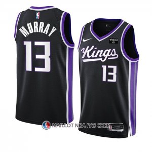 Maillot Sacramento Kings Keegan Murray NO 13 Icon 2023-24 Noir