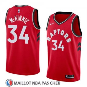Maillot Tornto Raptors Alfonzo Mckinnie No 34 Icon 2018 Rouge