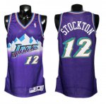 Maillot Retro Jazz Stockton 12 Pourpre
